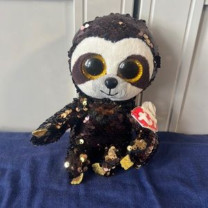 Ty Flippables Dangler Sequin Sloth Limited Edition